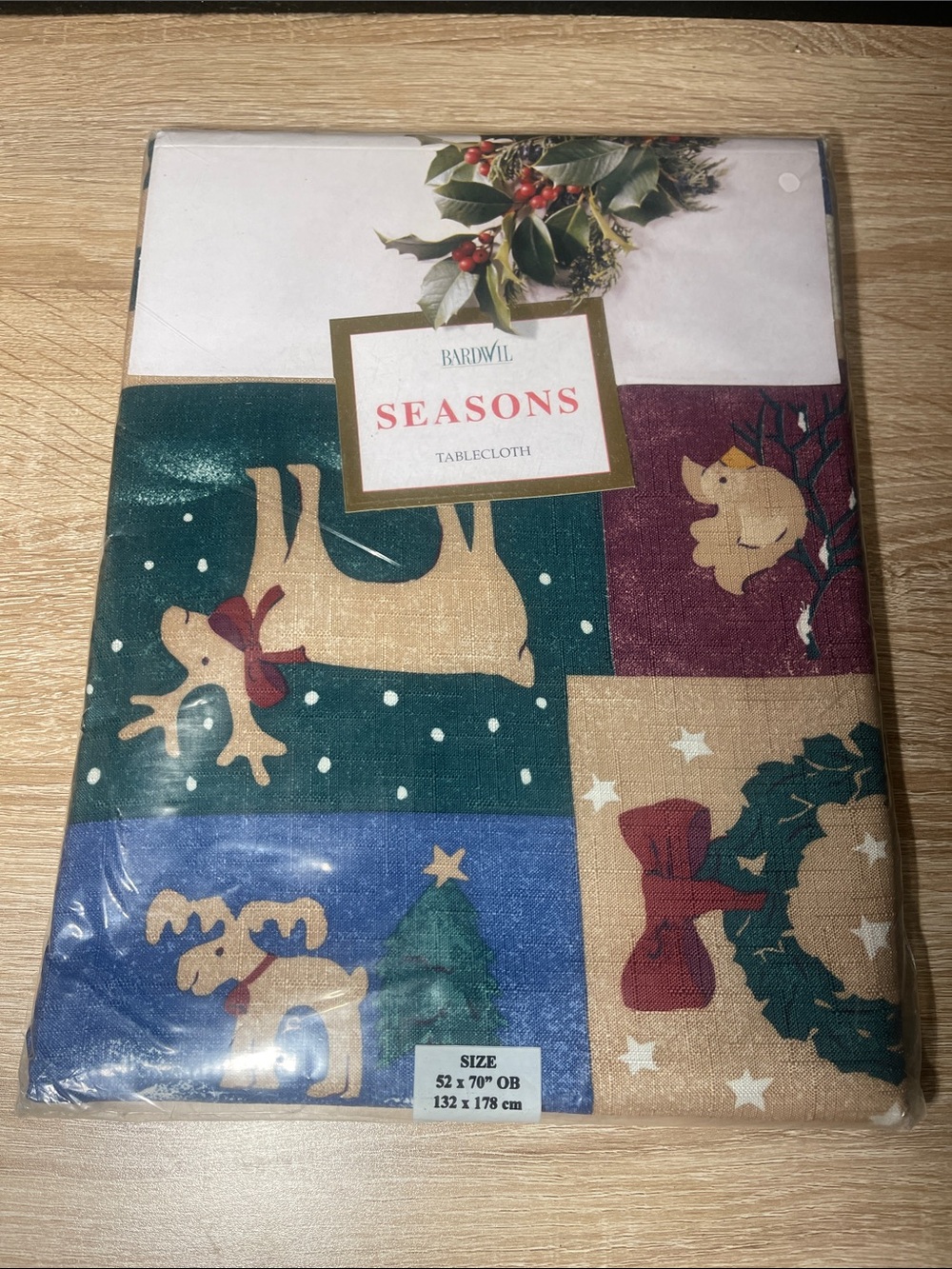 Seasons Holiday Tablecloth - Multi-Color